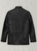 (image for) Black Leather Blazer #716 - 40 Long