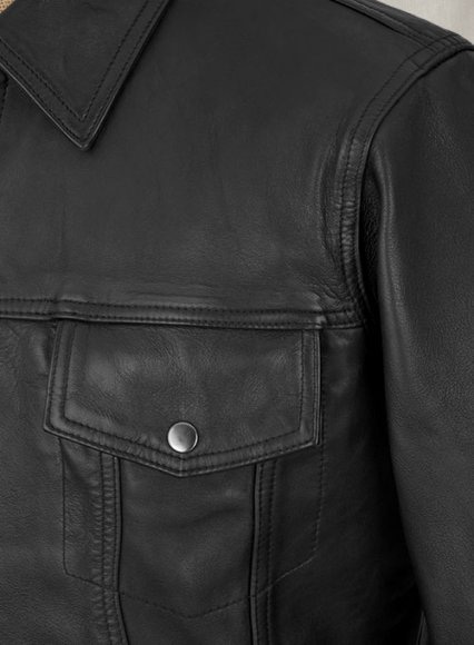 (image for) Leather Trucker Jacket