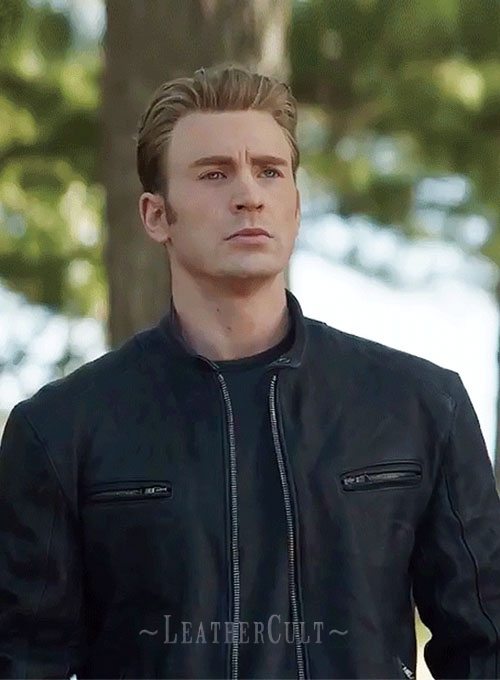 Chris Evans Avengers: Endgame Leather Jacket - Click Image to Close
