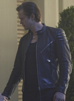 (image for) Alexander Skarsgard True Blood Leather Jacket #2