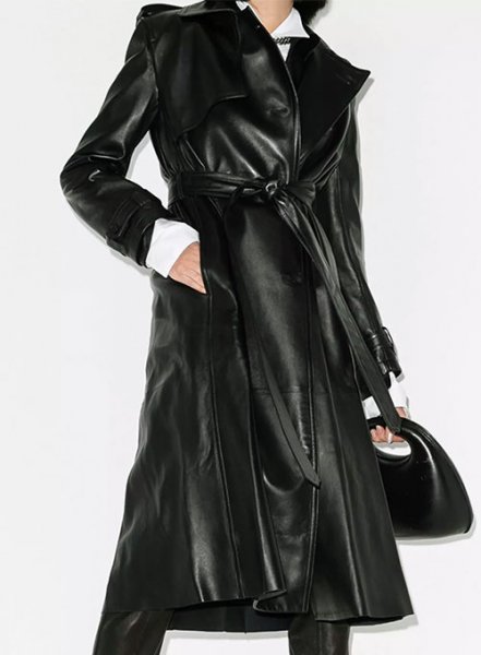 (image for) Dietrich Leather Long Coat