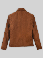(image for) Soft Tan Brown Suede Daniel Craig Spectre Leather Jacket