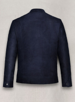 (image for) Royal Blue Suede Leather Jacket # 700