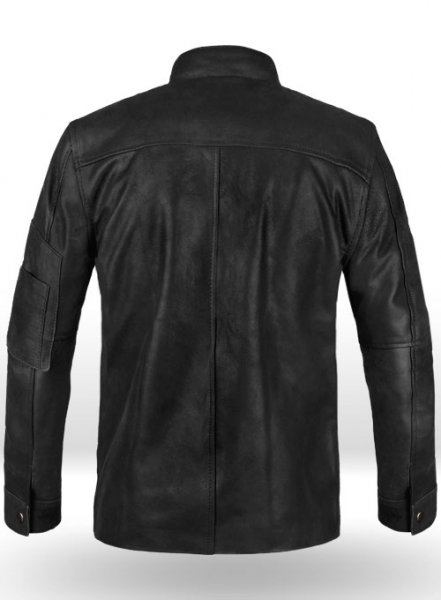 (image for) Distressed Black Californication 3 Hank Moody Leather Jacket