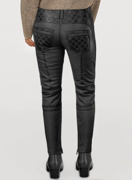 (image for) Carrier Burnt Charcoal Leather Pants