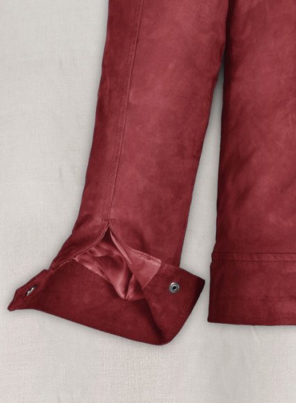 (image for) French Red Suede Leather Jacket # 700