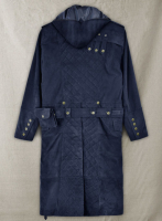(image for) Dark Blue Suede Assassin's Creed Jacob Frye Leather Long Coat