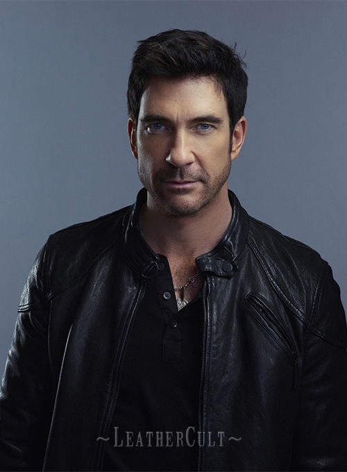 Dylan McDermott Hostages Leather Jacket - Click Image to Close