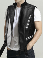 (image for) Leather Biker Vest # 345