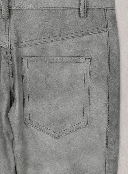 (image for) Harbor Gray Leather Biker Jeans #511