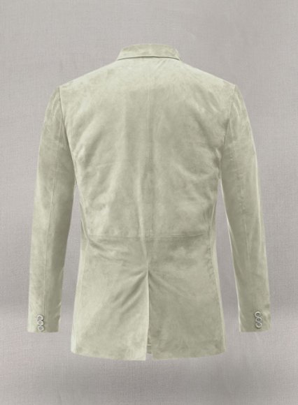 (image for) Cream Beige Suede Leather Blazer