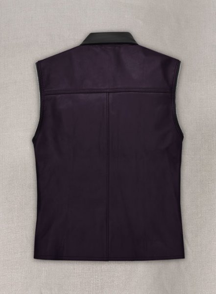 (image for) Purple Leather Vest # 336
