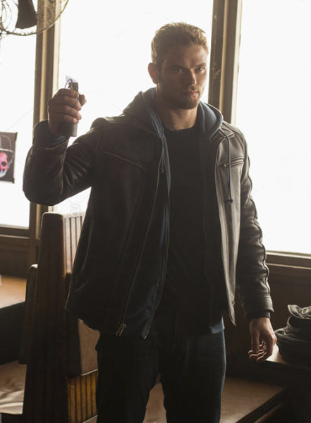 (image for) Kellan Lutz Extraction Leather Jacket