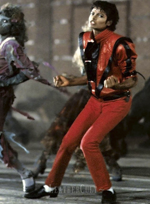 Michael jackson thriller leather on sale jacket