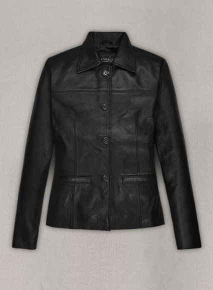 Milla Jovovich Leather Jacket