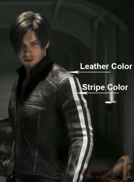 (image for) Leon Kennedy Resident Evil: Vendetta Leather Jacket