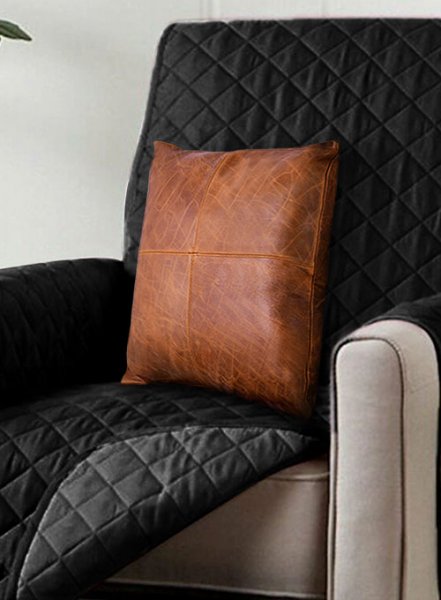 (image for) Leather Pillow Cover