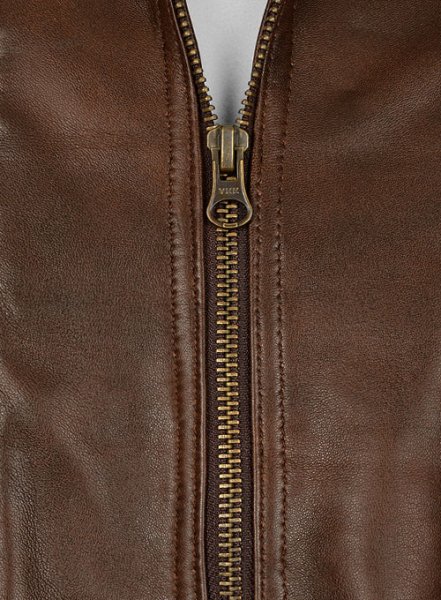 Spanish Brown Leather Jacket # 94