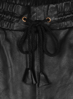 Coleman Drawstring Leather Pants : LeatherCult: Genuine Custom