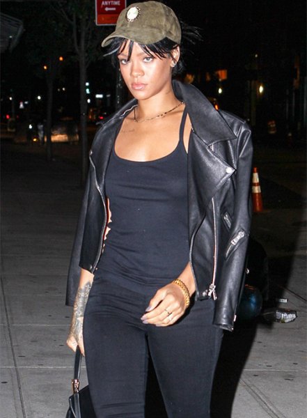 Rihanna Leather Jacket #2 : LeatherCult: Genuine Custom Leather ...