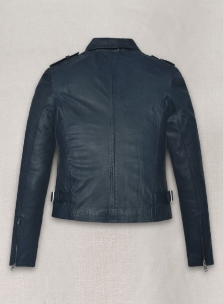 (image for) Soft Winsor Blue Washed & Wax Leather Jacket # 267