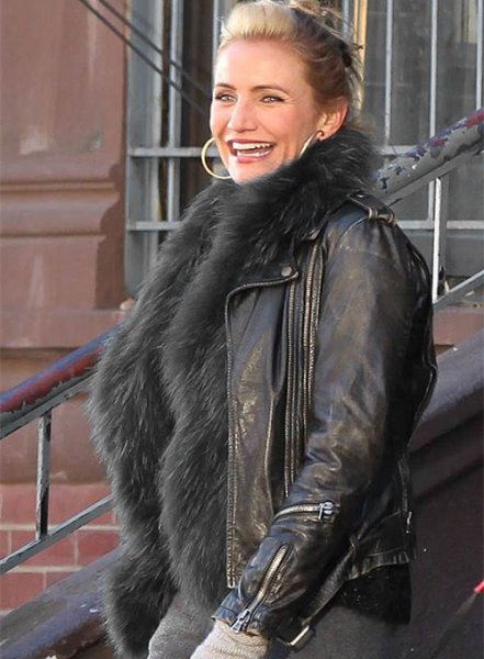 (image for) Cameron Diaz Annie Leather Jacket