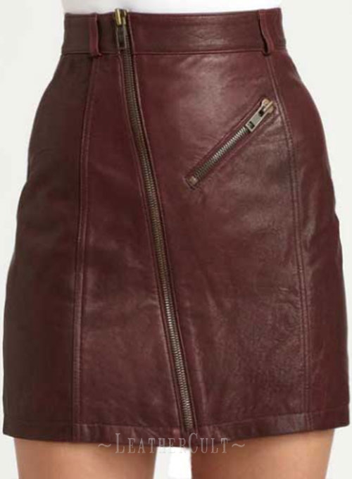 Stylish Leather Skirt - # 148 - Click Image to Close