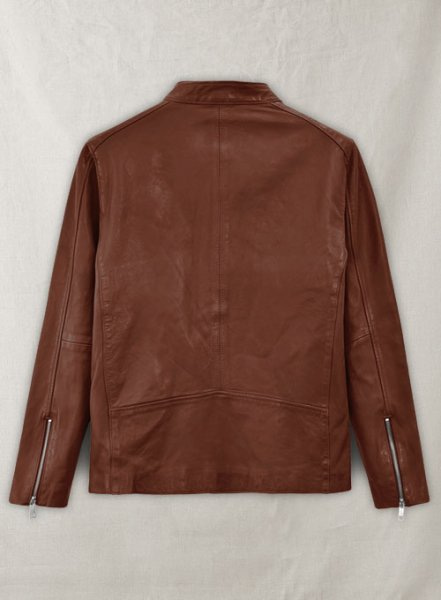 (image for) Motorad Tan Biker Leather Jacket