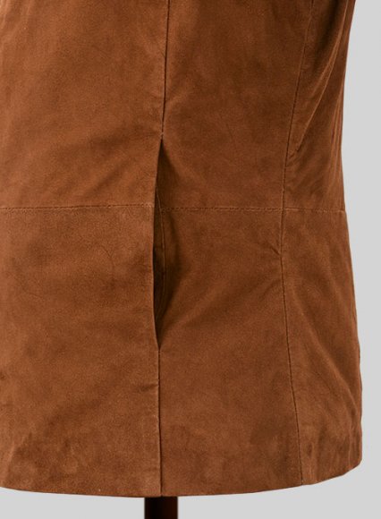 (image for) Soft Tan Brown Suede Daniel Craig Spectre Leather Jacket