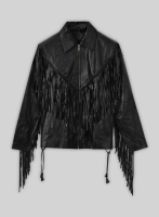 (image for) Leather Fringe Jacket #1006