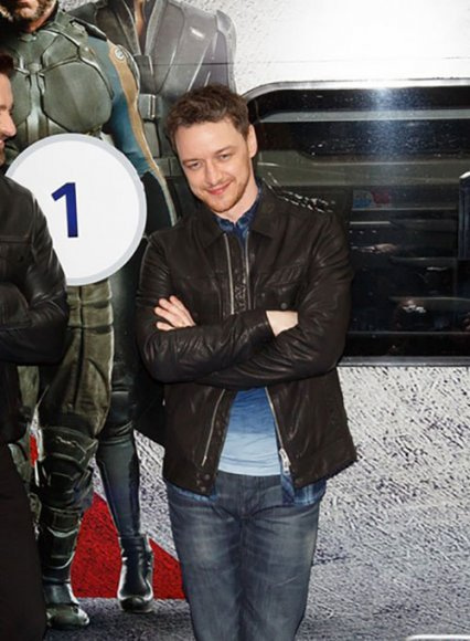 (image for) James McAvoy Leather Jacket #1