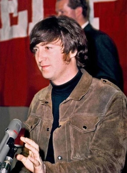 (image for) John Lennon Rubber Soul (The Beatles) Suede Jacket
