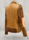 Charlotte Burnt Mustard Leather Jacket