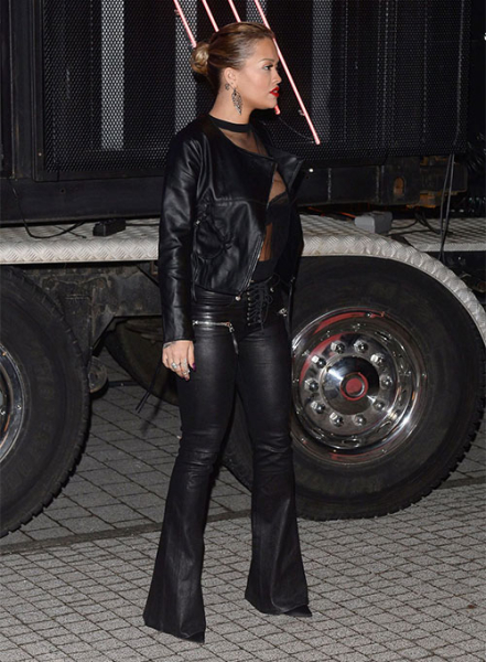 (image for) Rita Ora Leather Jacket #3