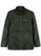 Soft Deep Olive Leather Jacket # 653