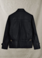 (image for) Dark Blue Stretch Tom Cruise Premier Leather Jacket