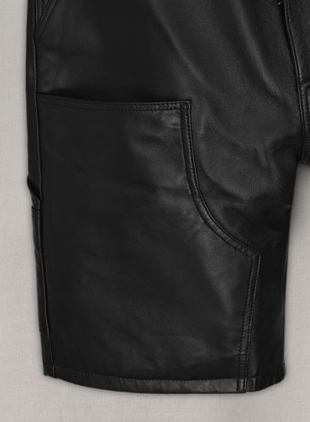 Leather jacket outlet with shorts men