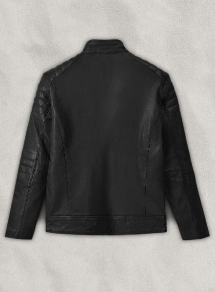 (image for) Firefly Moto Black Biker Leather Jacket