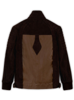 (image for) Dark Tan Daniel Radcliff Horns Leather Jacket