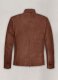 Tan Brown Washed & Wax Taylor Lautner Leather Jacket