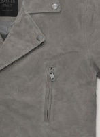 (image for) Gray Suede Leather Jacket # 903