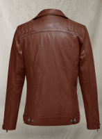 (image for) Ironwood Tan Biker Leather Jacket