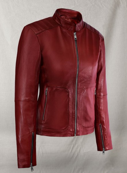 (image for) Kaya Scodelario Resident Evil Leather Jacket