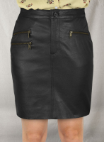 (image for) Blake Lively Leather Skirt #1