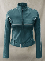 (image for) Soft Prussian Blue Jennifer Morrison Once Upon a Time Jacket