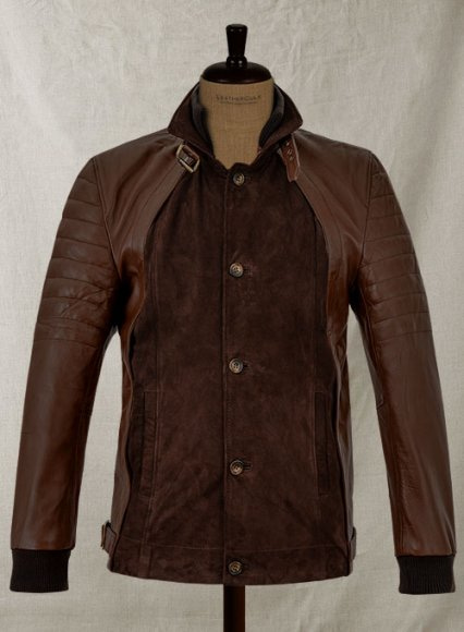 (image for) Daniel Radcliff Horns Leather Jacket