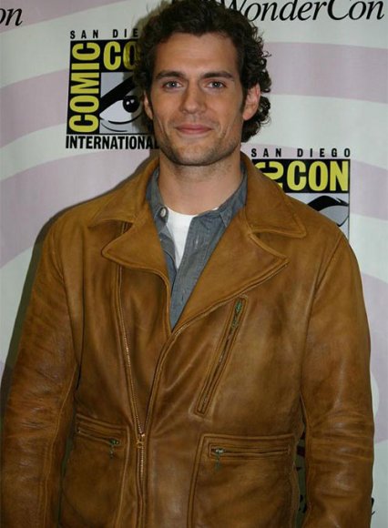 (image for) Henry Cavill Leather Jacket #1