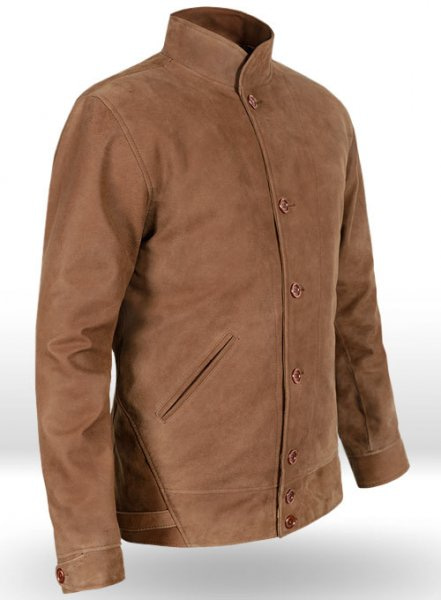 (image for) Light Vintage Tan Hide Albert Einstein Leather Jacket
