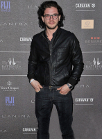 (image for) Kit Harington Battersea Annual Party Leather Jacket