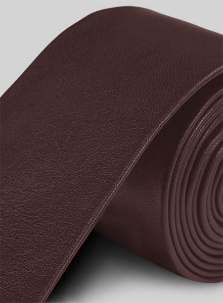 (image for) Burgundy Leather Tie